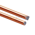 Factory hot sale Copper clad steel ground rod,Round bar Copper bonded rod,Copper coated with very competitive price